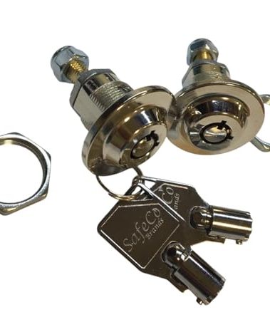 Gun Cabinet Original Homak Safe Lock 5/8" Replacement 2-Locks (2) SafeCo Brands
