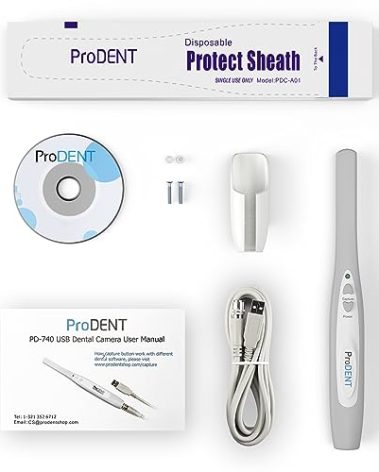 ProDENT Intraoral Camera PD740, Capture Button Driver to Work with Eaglesoft, Dexis, Apeteryx, Carestream, Tigerview,