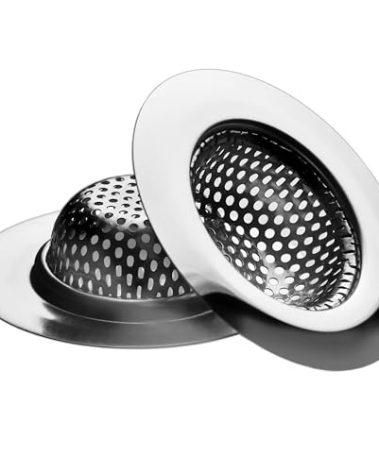 2 Pack - 2.75" Top / 1.5" Basket- Stainless Steel Bathtub Drain Strainer Cover Shower Hair Drain Catcher Sink Strainer Filter Basket for Bathroom