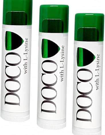 DocoShield Lip Balm w/Docosanol and Lysine (3-Pack)