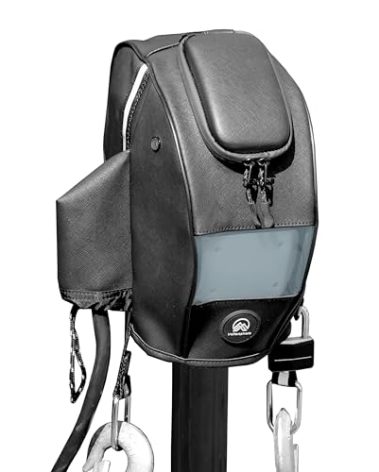 Clever Cover for FIC (2nd Generation) Jack by Trailersphere Custom Electric Tongue Jack Cover for Trailer, RV, Camper, Chains Holder, Plug Protector, Sun and Waterproof (FIC Jack Cover #2)