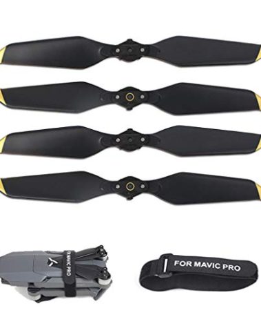 AxPower 2 Pairs Drone Propellers for DJI Mavic Pro or Mavic Pro Platinum Propellers Low-Noise and Quick-Release 8331F