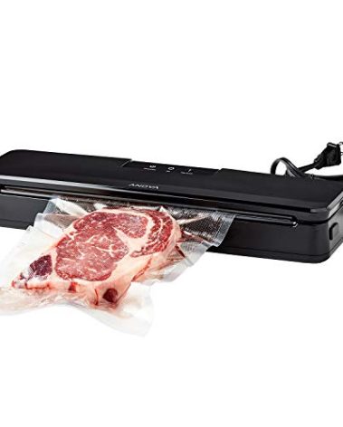 Anova Culinary Vacuum Sealer, Slim & Compact, Includes 10 Pre-Cut Bags (BPA-Free), Wet & Dry Dual Food Vacuum Sealer Machine for Sous Vide and Long-Term Storage, 2-Year Warranty