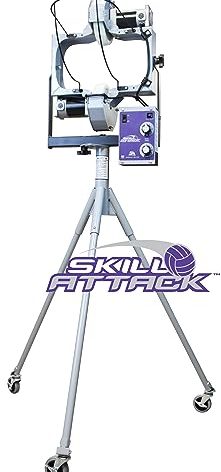 Skill Attack Volleyball Machine and Individual Training Tool for Serve Receive, Defensive and Attacking Drills, by Sports Attack