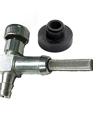 Fuel gas tank Grommet and Shut off valve for Generators Craftsman Coleman Generac 33/64" Fuel Tank Hole