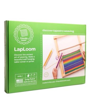 Harrisville Designs Lap Loom Kit, Hand Weaving for Kids and Adults (Style A)