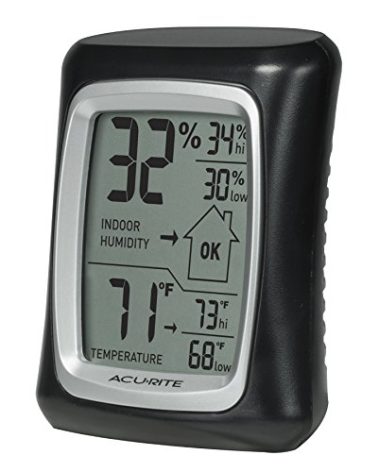 AcuRite Indoor Digital Thermometer & Hygrometer with Temperature and Humidity Gauge (00325)