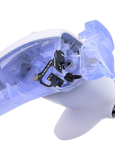 eXtremeRate Micro Switch - Light Version Clicky Hair Trigger Kit for PS5 Controller BDM-010 BDM-020 Shoulder Buttons, Ergonomic Micro Switch Bumper Trigger Buttons Mouse Click for PS5 Controller