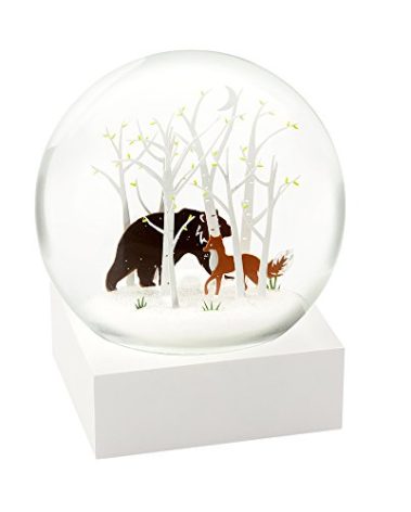 CoolSnowGlobes Fox and Bear Cool Snow Globe