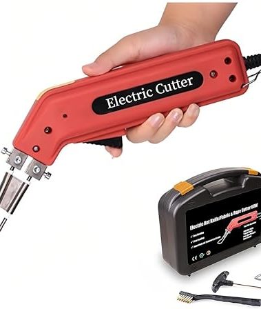 Handheld Electric Hot Knife Cutter and Heat Sealer Rope Healing Professional Hot Cutting Knife Fabric Cloth Cutter