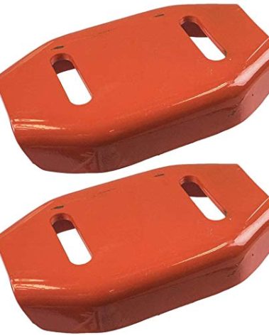 (Set of 2) Snowblower Skid Plates Skid Shoe 780-283 Fits Ariens John Deere MTD 0106500 0245995 02483851 02483859