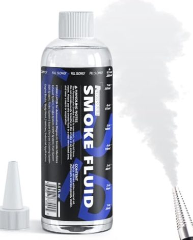 PowerScale Smoke Machine Liquid - 8.5oz(250ml) - Smoke Fluid Refill Solution for Automotive Smoke Machine Testing - EVAP, Vacuum, Fuel, Exhaust Systems, Turbo & Super Charger