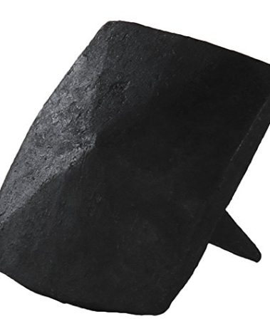 Set of 6 Square Pyramid Decorative Iron Nails, 1 1/4 X 1 Inch, Natural Black Iron Finish