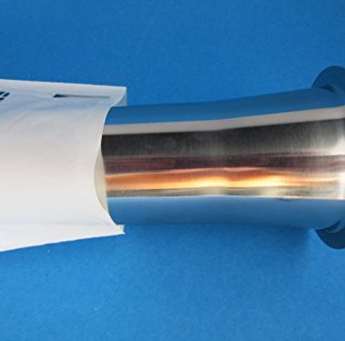 Meat Bag Filling tube for size #22 meat grinder. STAINLESS STEEL 3 1/4" base