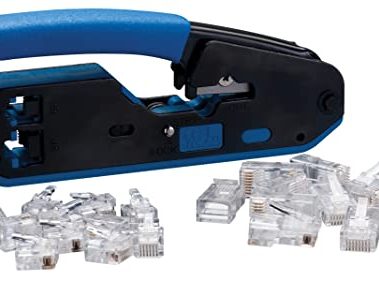 IDEAL 33-396 Data/Voice Crimp Tool, black