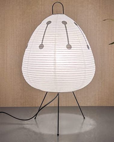 Japanese Decor Lantern Lamp • Dimmable Paper Lamp • Cozy Japandi Style Lamps • Japanese Paper Lantern Light