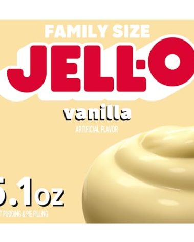 Jell-O Vanilla Instant Pudding & Pie Filling Mix (24 Ct Pack, 5.1 Oz Boxes)