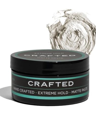 THESALONGUY Extreme Matte Paste - Firm Hold Texture Paste with Low Shine - Ideal Men’s Hair Products to Add Volume, Texture, & Definition for All Hair Types - Made in the USA (4oz.)