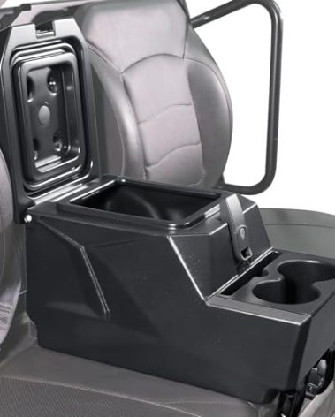 StarknightMT UTV Center Console Armrest Box with Cup Holders, Universal Fit Bench Seat Storage Compatible with Ranger 1000/ XP, Uforce 1000/XL, Defender HD5/7/8/9/10, Mule, Pioneer 700 1000