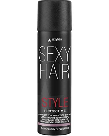 SexyHair Style Protect Me Hot Tool Protection Spray, 4.2 Oz | Thermal Protection | Up to 78% Breakage Reduction | Light Hold