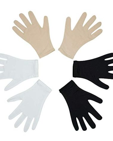 Skating Spirit Figure Skating Competition Gloves, Dance Gloves (1 Pair) - for Performance Testing Show (Beige, X-Small)