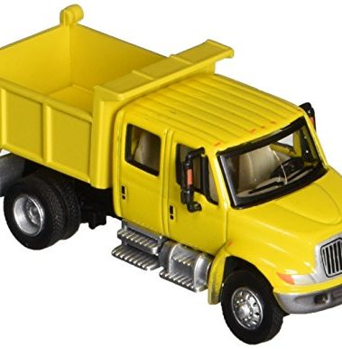 Walthers SceneMaster International, Yellow 4300 Crew Cab Dump Truck