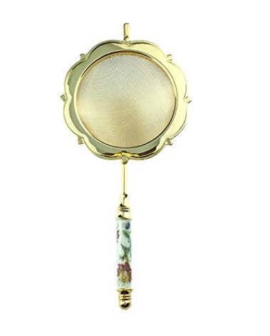 Minton HH052G Haddon Hole Tea Strainer, Gold Specifications