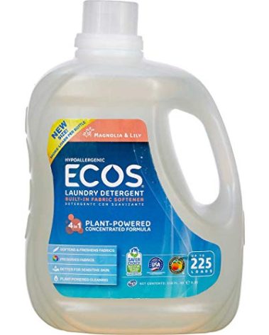 Earth Friendly Products Ecos Liquid Laundry Detergent, Magnolia and Lilies, 210 Ounce