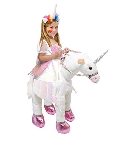 Jason Party Kids Unicorn Ride On Costume T-Rex Dragon Animal Halloween Cosplay - Unicorn-M