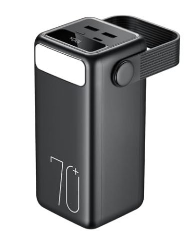 Portable Charger 70000mAh Power Bank, 22.5W Fast Charging USB C Battery Pack, 3 Outputs, LED Display, LED Light, External Cell Phone Huge Capacity Battery Bank for iPhone, Samsung, iPad, Camping