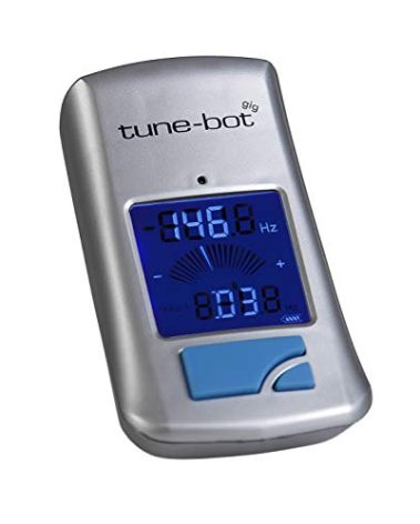 Tune-Bot Gig Clip-On Digital Drum Tuner with Backlit LCD Display for Acoustic Drums