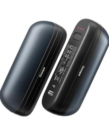 OCOOPA 2 in 1 Magnetic Rechargeable Hand Warmers, UT2s Mini Electric Handwarmers 2 Pack, Split USB-C, Reusable Portable Pocket Heater, Raynauds, Golf, Christmas, Tech Gifts for Women Men