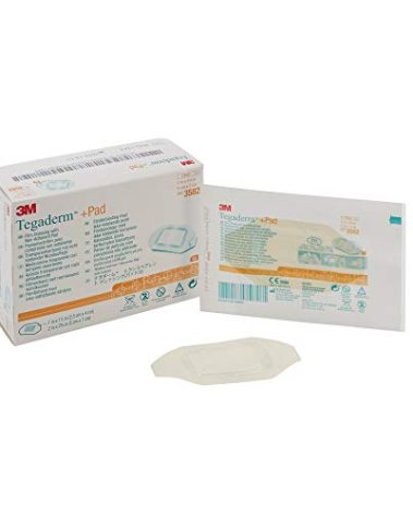 3M Tegaderm Transparent Film Dressing, 2" x 2.75", 50 Count, 1 Pack
