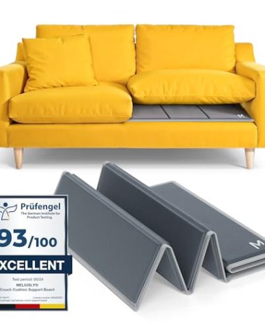 Meliusly Heavy Duty Couch Cushion Support for Sagging Cushions (24x48) Reinforced Wood Sofa Cushion Support Board for Sagging Seat, Deep Couch Supporter for Under The Cushions, Loveseat Saver