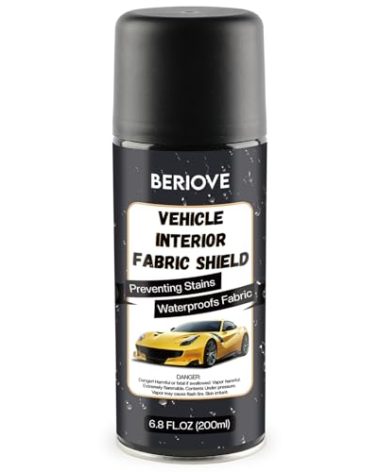 BERIOVE Car Fabric Protector Spray: Auto Interior Carpet Protector Cleaning - Waterproof Spray for Fabric Cars Seat - Rug Cleaner Spray for Upholstery Protection