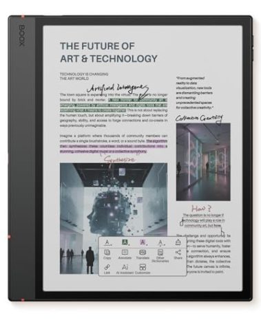 BOOX Tablet 10.3" Note Air 5 C 6G 64G E Ink Tablet Color ePaper Notebook