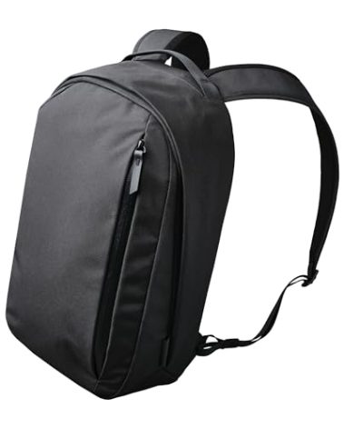 ALPAKA Metro Backpack,12L Small commuter Backpack - Fits Most 14" Laptops - Soft-touch fleece-lined device sleeve (Black)