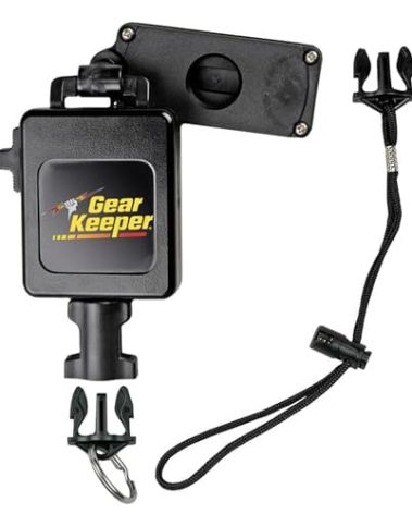 Gear Keeper Instrument Tether Multi-Mount - Tether with 360 Degree Clamp-On Belt Clip - Spectra/Nylon Line and QC-II Quick Connect System - Can be Paired with The Gear Keeper 1-0159-01 Webbed Belt