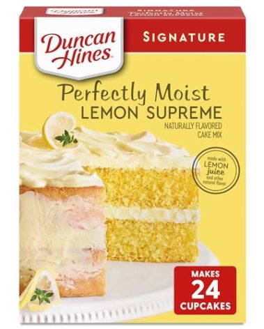 Duncan Hines Signature Cake Mix, Lemon Supreme, 15.25 oz