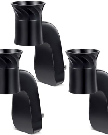 Hohean 3 Pack Wall Fragrance Plug in Compatible with Bath and Body Works WallFlower Fragrances, ETL Certified, Rotatable, Precise Scent Control Fragrance Diffuser Plug for Home, Office (Black)