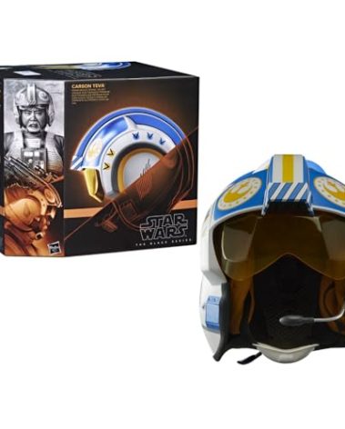 Star Wars The Black Series Carson Teva Premium Electronic Helmet with Advanced LED and Sound Effects, Ages 14 and Up