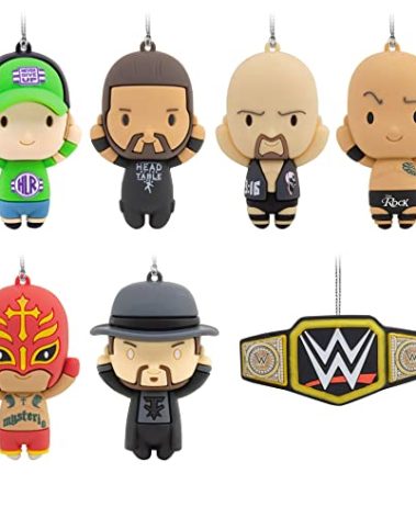 WWE Series 2 Mystery Plastic Christmas Tree Ornament