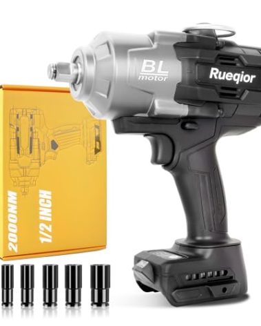 Cordless Impact Wrench 1/2" for Dewalt 20V Battery, Impact Wrench 1700FT-LBS(2300N.m) High Torque Brushless Electric Impact, with 4 Modes Power Impact Driver for Car, Truck, Mower (No Battery)