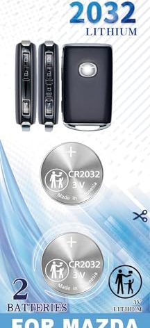 OEM Key Fob Battery Replacement for Mazda (2019-2024) 3 6 CX-5 CX-30 CX-9 CX-50 CX-90 CX-3 MX-5 Miata RF Smart Remote