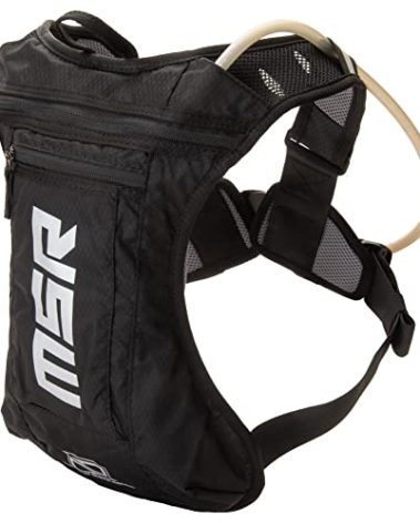 MSR Low-Profile Race Hydration Pack – 2-Liter Water Bladder Backpack – Lightweight, Secure Fit for Off-Road, Dirt Bike, MTB, MX, Enduro & Adventure Riding – Black