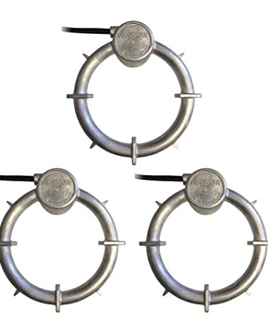 Farm Innovators 3 Pack Submergible Bucket Heater for up to 5 Gallon Bucket, 1000W Aluminum Water Heater for Plastic, Rubber, or Metal Livestock Water Container