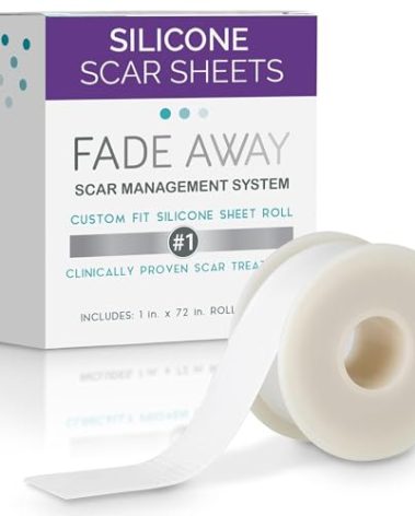 Clinically Proven Silicone Scar Sheets – Medical Grade Tape for Surgery, C-Section, Keloids & Tummy Tuck Scars