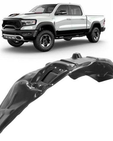 JMTAAT Front Fender Liner Inner Panel Compatible with 2009-2018 Dodge Ram 1500 2019-2024 Ram 1500 Classic Replacement for CH1248152 68110687AE Wheel Liner Splash Shield Guard Driver Left Side