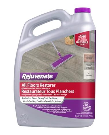 Rejuvenate All Floors Restorer Fills Scratches, Shines And Protects All Floor Types, Including Hardwood, Laminate, Vinyl And Tile, 1 Gallon