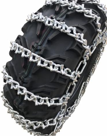TireChain.com 26 X 9 X 12, 26 9 12 ATV UTV 2 Link V Bar Tire Chains set of 2